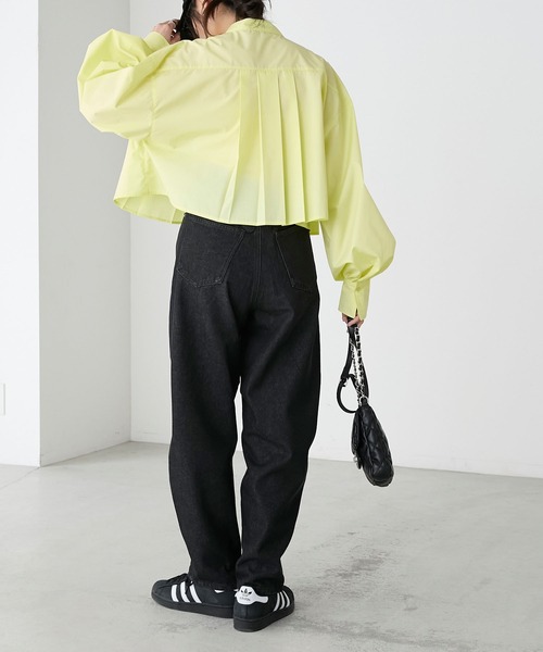 「BONLECILL」 長袖ブラウス FREE イエロー レディース_画像7