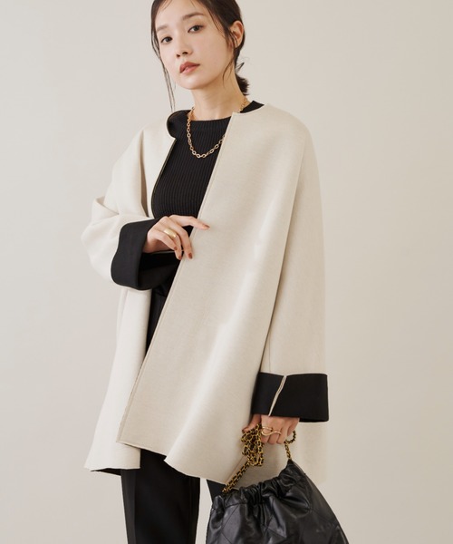 「Shelly island」 ジャケット M ホワイト レディース_画像3