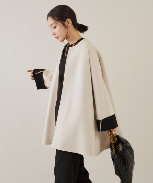 「Shelly island」 ジャケット M ホワイト レディース_画像9