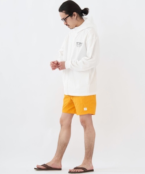 「RUSTY」 ジップアップパーカー LARGE ホワイト メンズ_画像2