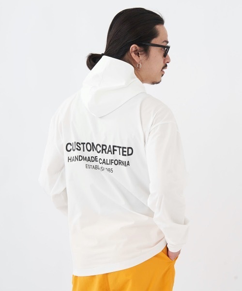 「RUSTY」 ジップアップパーカー LARGE ホワイト メンズ_画像7