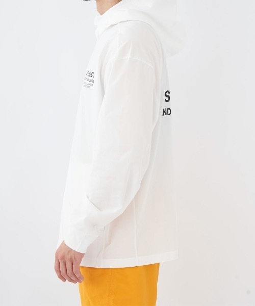 「RUSTY」 ジップアップパーカー LARGE ホワイト メンズ_画像9