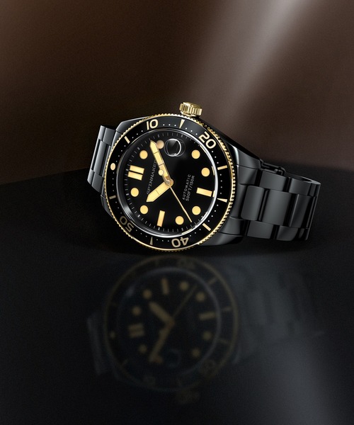 腕時計 SPINNAKER/スピニカー CROFT-MID BLACK＆GOLD COLLECTION 腕時計 SPN-SP510033 メンズ メンの画像