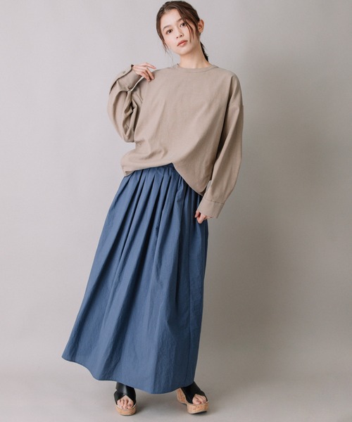 「Munich」 フレアスカート M ベージュ レディース_画像8