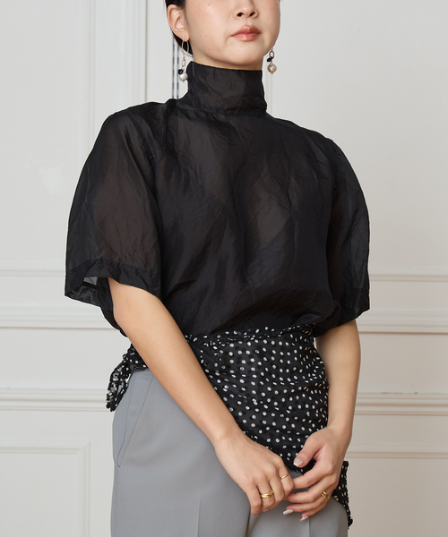 ブラウス シャツ CHRISTIAN WIJNANTS/クリスチャンワイナンツ CW TAPULO ブラウス 8612BLACK レディースの画像