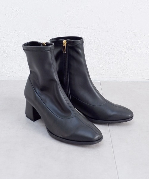 「MODE KAORI」 ショートブーツ 24.5cm アイボリー レディース_画像5