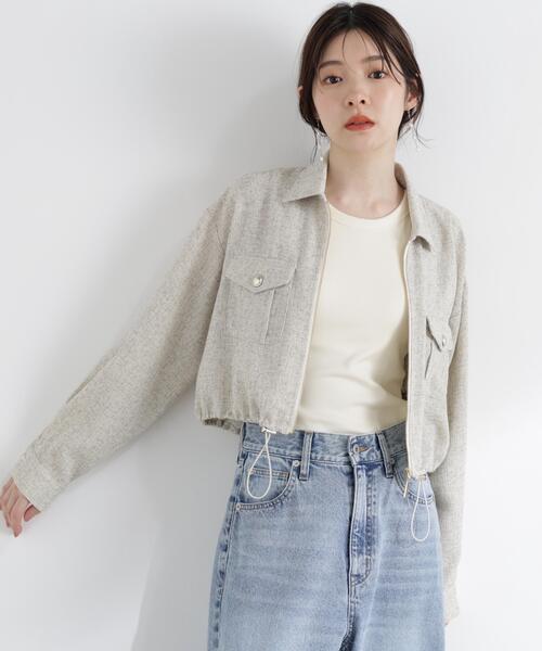 【新品未使用】プロポーションボディドレッシング　ツイードジャケット PROPORTION BODY DRESSING（プロポーションボディドレッシング