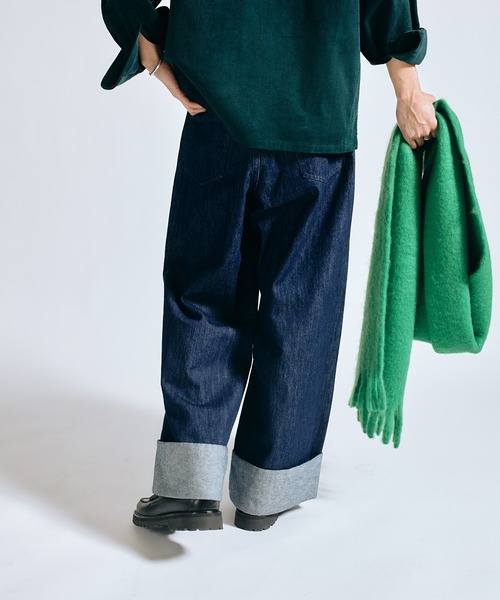 「SHIPS.me」 デニムパンツ - ブラック メンズ_画像2