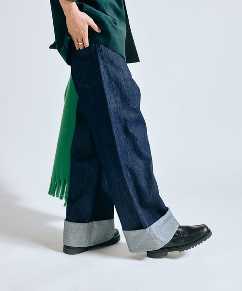 「SHIPS.me」 デニムパンツ - ブラック メンズ_画像3