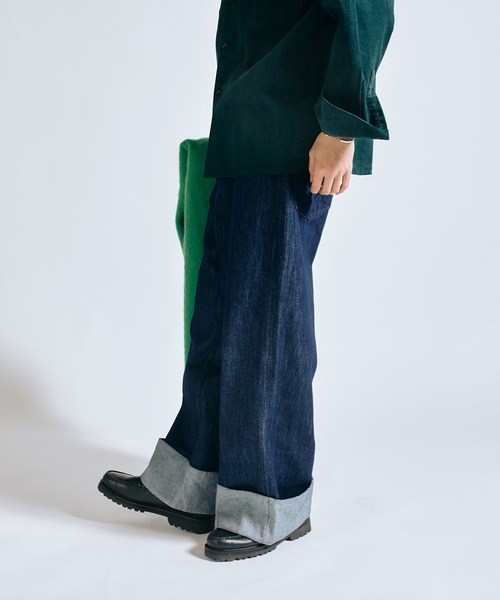 「SHIPS.me」 デニムパンツ - ブラック メンズ_画像8