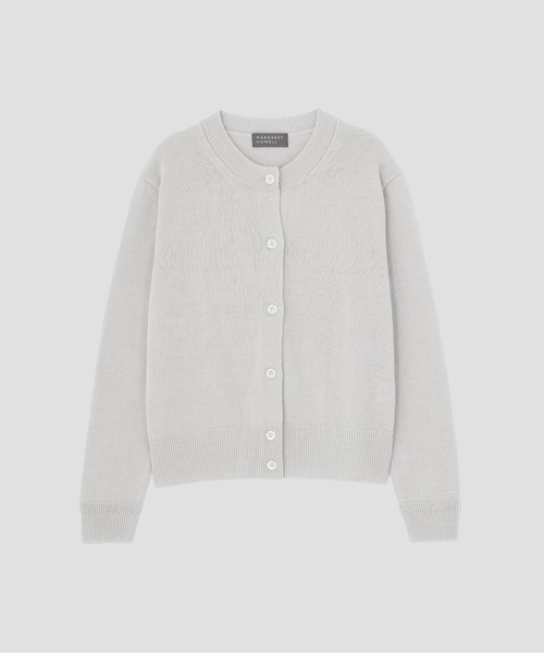 25SS マーガレットハウエル リネンコットン クルーネックカーディガン LINEN COTTON SILK - SELECT EYE COMPANY：セレクトアイ カンパニー