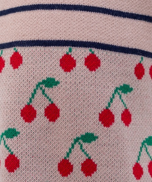 「combimini」 「KIDS」ニットワンピース 90 ネイビー キッズ_画像8