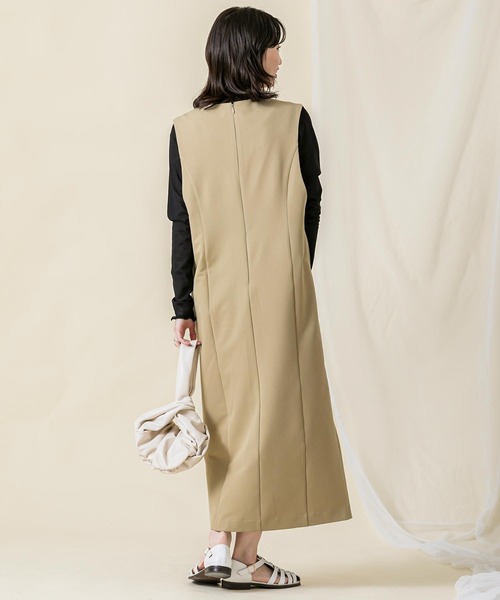 「Gready Brilliant」 サロペットスカート 38 ブラック レディースの画像