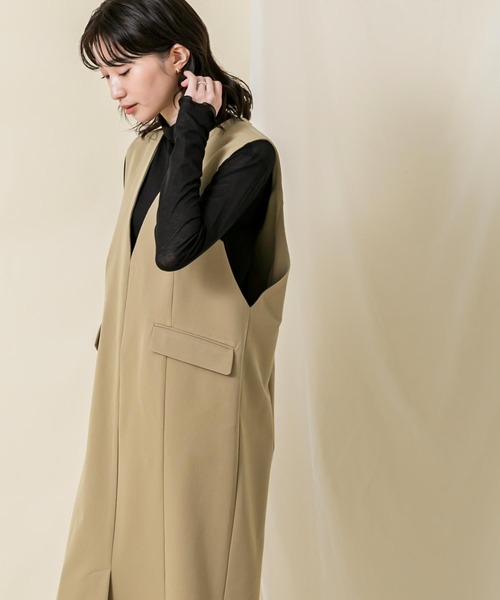 「Gready Brilliant」 サロペットスカート 38 ブラック レディースの画像