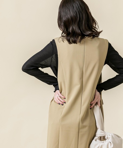 「Gready Brilliant」 サロペットスカート 38 ブラック レディースの画像