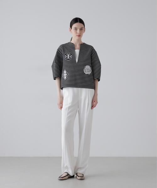 ADORE（アドーア） tシャツ エンブレムボーダー レディース : ZOZOTOWN 