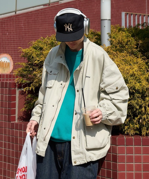 Perushu ブルゾン アウター 4Pocket double zip blouson／4ポケット 