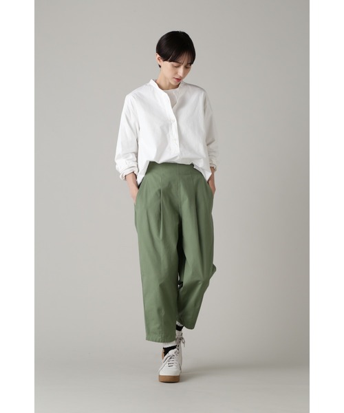 「MHL.」 パンツ 3 オリーブ レディースの画像