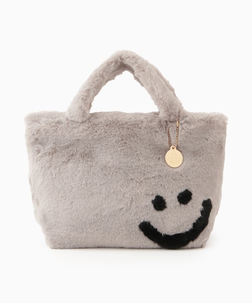 「LAZY SUSAN」 「smiley」トートバッグ FREE グレー レディース_画像5