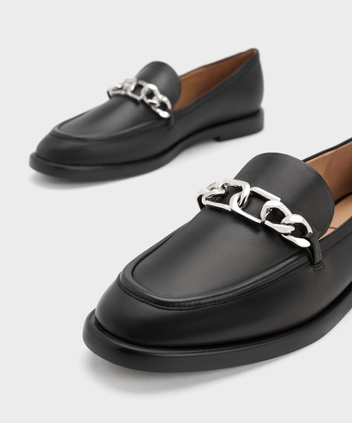 「CHARLES & KEITH」 シューズ 23.5cm ブラック レディース_画像3
