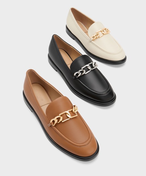 「CHARLES & KEITH」 シューズ 23.5cm ブラック レディース_画像4