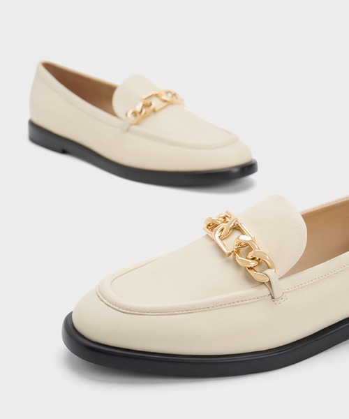 「CHARLES & KEITH」 シューズ 23.5cm ブラック レディース_画像7
