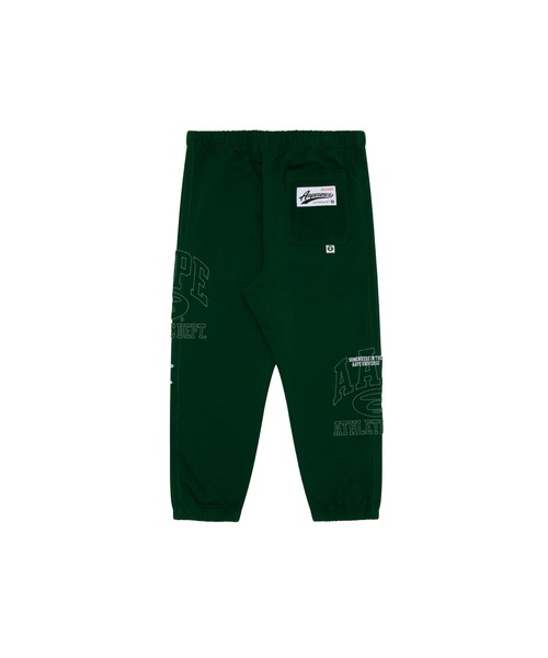 「AAPE BY A BATHING APE」 スウェットパンツ MEDIUM ダークグリーン メンズの画像