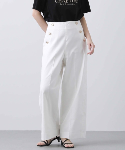 「Gready Brilliant」 「AuieF」パンツ 36 ネイビー レディース_画像2