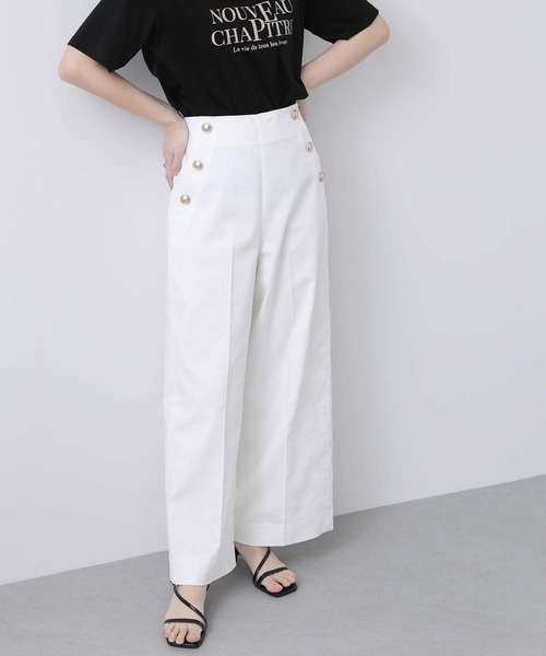 「Gready Brilliant」 「AuieF」パンツ 36 ネイビー レディース_画像6