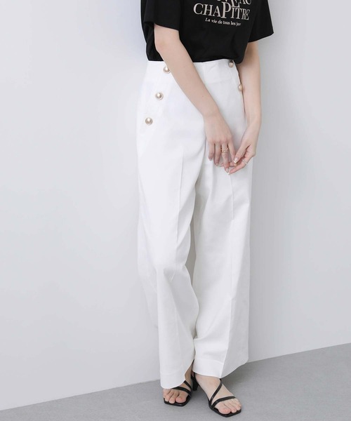 「Gready Brilliant」 「AuieF」パンツ 36 ネイビー レディース_画像7