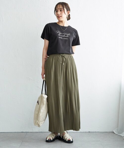 ikka（イッカ） ワイドパンツ パンツ 「雑誌InRed6月号掲載」さらっと