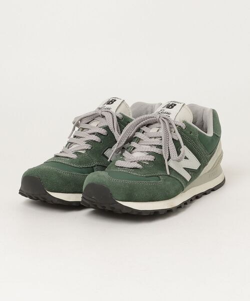 福笑堂新品25cmニューバランスレディーススニーカーU574QBL New Balance（ニューバランス） ローカットスニーカー 25cm グリーン