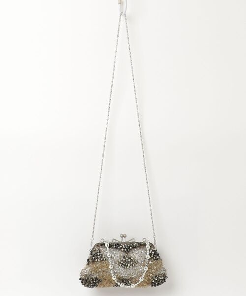 「GRACE CONTINENTAL」 ビジュー2WAYバッグ - シルバー レディース_画像2