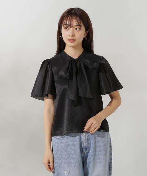 「PROPORTION BODY DRESSING」 半袖ブラウス SMALL ベージュ レディース_画像8