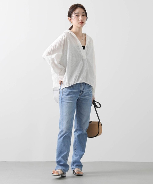 「Gready Brilliant」 長袖シャツ FREE オフホワイト レディース_画像3