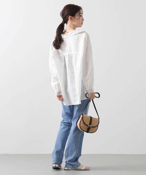 「Gready Brilliant」 長袖シャツ FREE オフホワイト レディース_画像5
