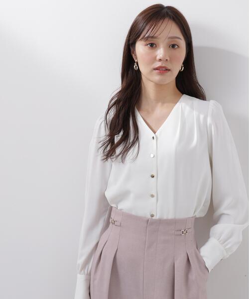 「PROPORTION BODY DRESSING」 長袖ブラウス SMALL ホワイト レディース_画像2