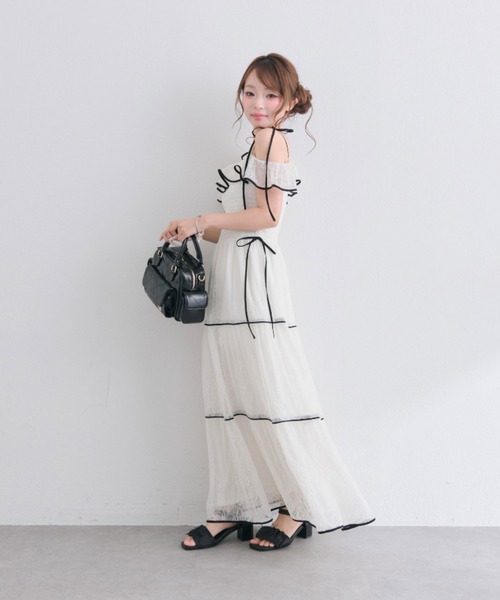 OLIVE des OLIVE(オリーブデオリーブ) ワンピース Milky Star フリル OLIVE des OLIVE(オリーブデオリーブ) ワンピース Milky Star フリル