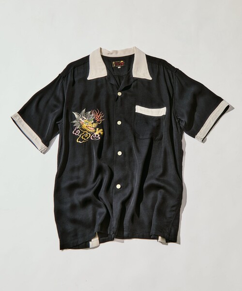 東洋 スカレーヨン 半袖シャツ「DRAGON」 TAILOR TOYO シャツ 半袖 「TAILOR TOYO/東洋テーラー」SUKA SHIRT