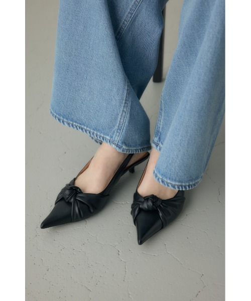 「crie conforto」 ヒールサンダル SMALL ブラック レディース_画像2