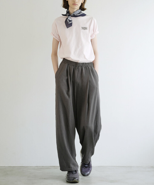「Russell Athletic」 半袖Tシャツ MEDIUM チャコールグレー メンズ_画像3