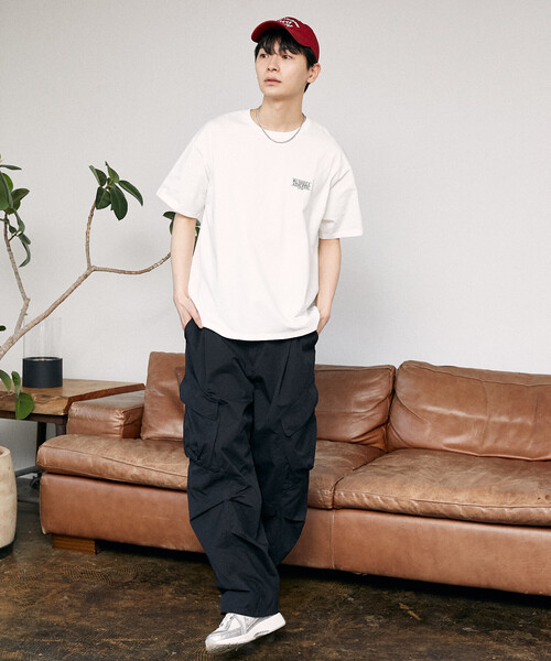 「Russell Athletic」 半袖Tシャツ MEDIUM チャコールグレー メンズ_画像8