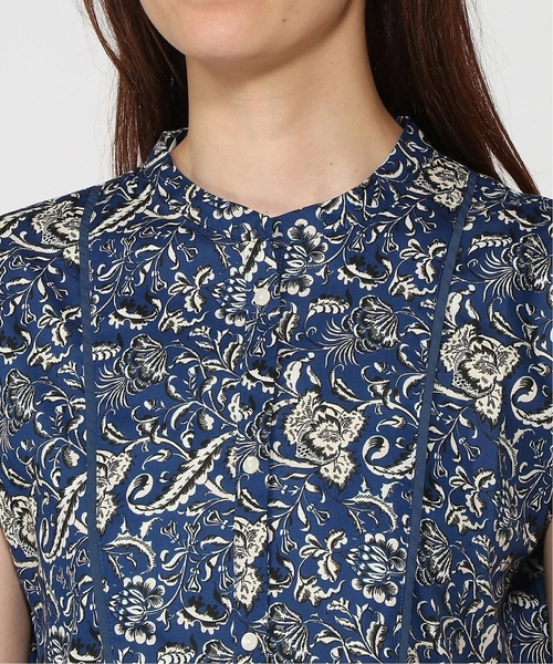 「PREFERIR」 半袖ワンピース MEDIUM ネイビー レディース_画像3