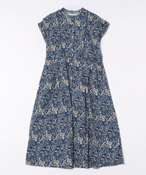「PREFERIR」 半袖ワンピース MEDIUM ネイビー レディース_画像7