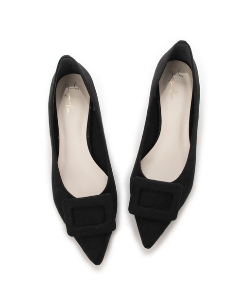 「Launa lea」 フラットパンプス 24.0cm ブラック レディース_画像3