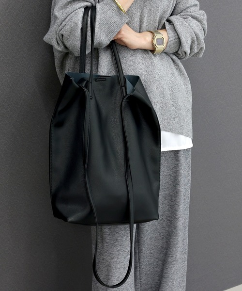 Aletta vita トートバッグ フェイクレザー2WAYトートバッグ レディース
