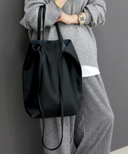 Aletta vita トートバッグ フェイクレザー2WAYトートバッグ レディース