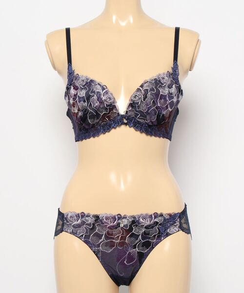 サルート　ローズガーデン　ブラジャー＆ショーツセット　豪華　入手困難 Absorle ブラジャー ショーツセット ローズミスティックガーデン