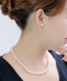 パール ネックレス ピアス 花珠 真珠 あこや セット 花珠鑑別