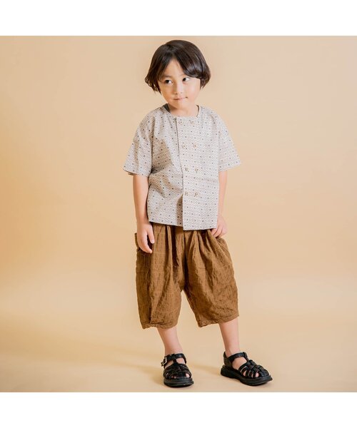 5年保証 シャツ ブラウス Premier ダブルボタンノーカラー半袖シャツ1 925円 Aynaelda Com